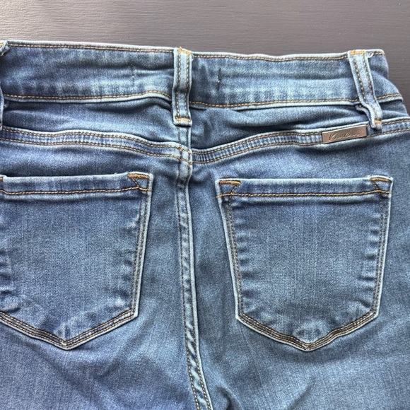 KANCAN High Rise Ankle Skinny Jeans Classic Blue Denim Jeans - Picture 4 of 7